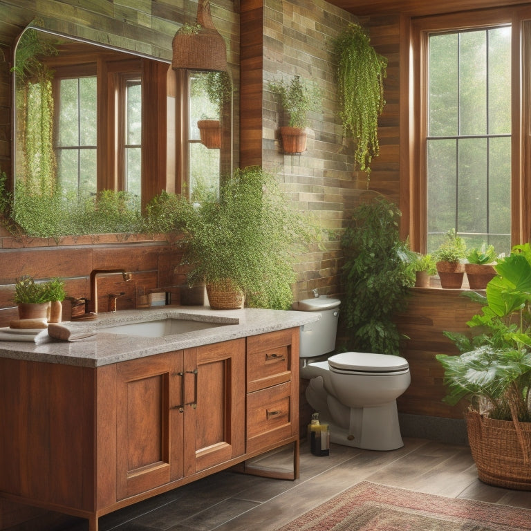 Stunning Bathroom Renovation With Eco-Friendly Materials image