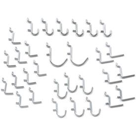 30 Piece Peg Hook Set (Small Hooks)