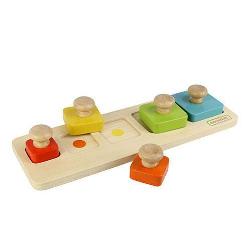 Size and Colour Matching Peg Board