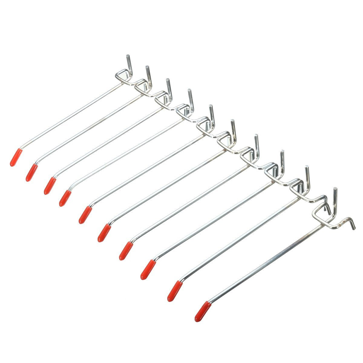 Retail Display Shop Hooks including end cap fits 25mm board