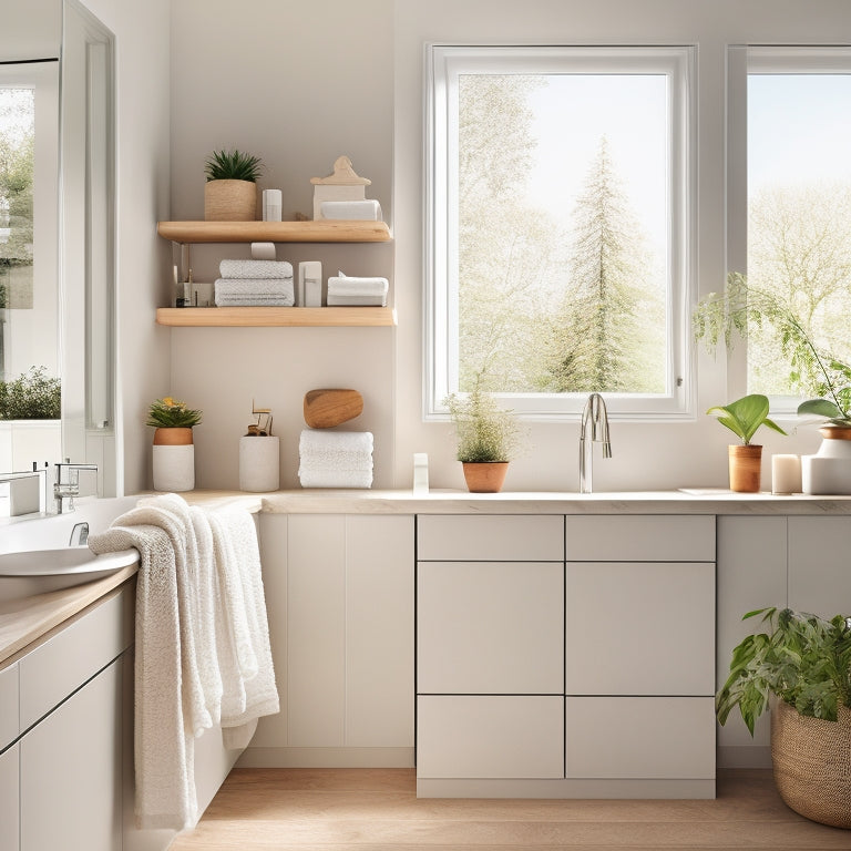Scandinavian Minimalist Bathroom Storage Solutions – Flexiplan Online