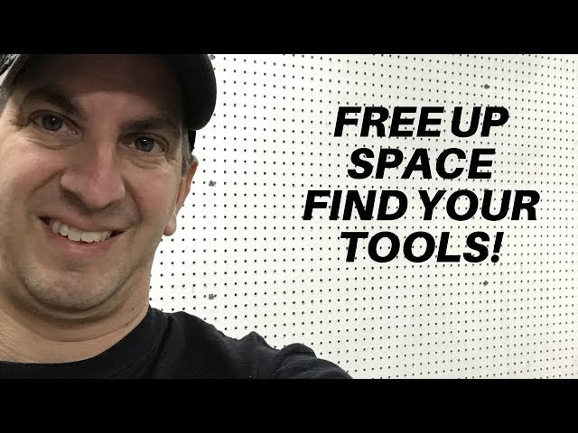 This video will show you how to install pegboard on a garage wall