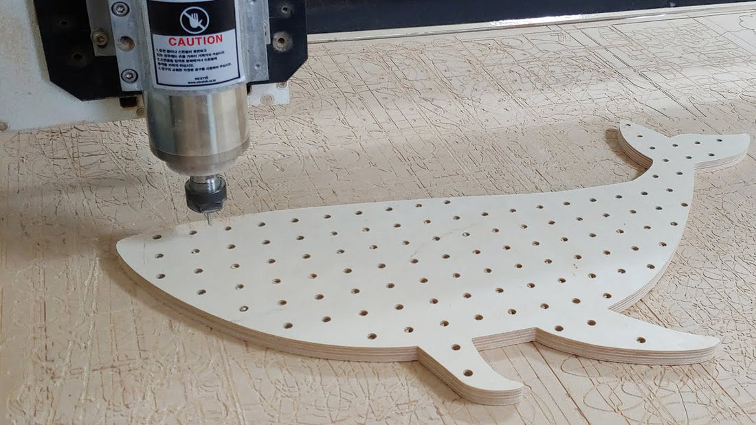 DIY Whale pegboard organizer | CNC project by Cathy the Maker (2 months ago)