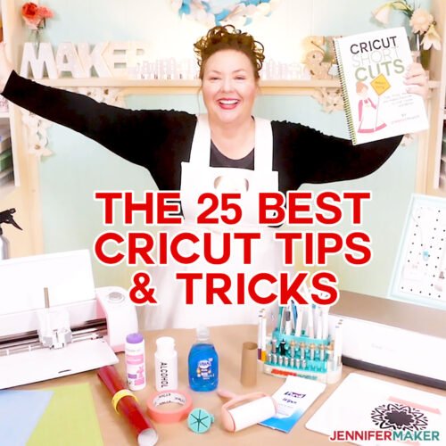 Learn the top 25 best Cricut tips and tricks that every crafter should know! I demonstrate each of these shortcuts for you so you know exactly how they work