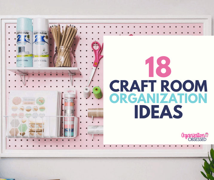If you’re a crafter, then you know how quickly craft supplies can take over your craft room! And we know how difficult it can be to organize your craft room