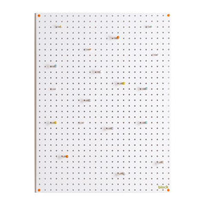 SECONDS Pegboard . Large - White