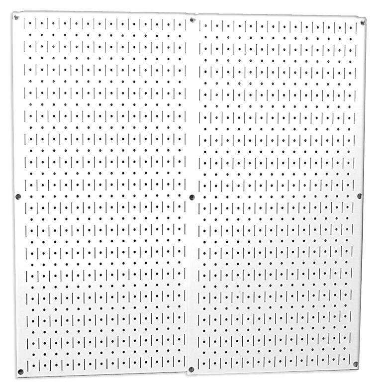 White Metal Pegboard Pack - Two 16