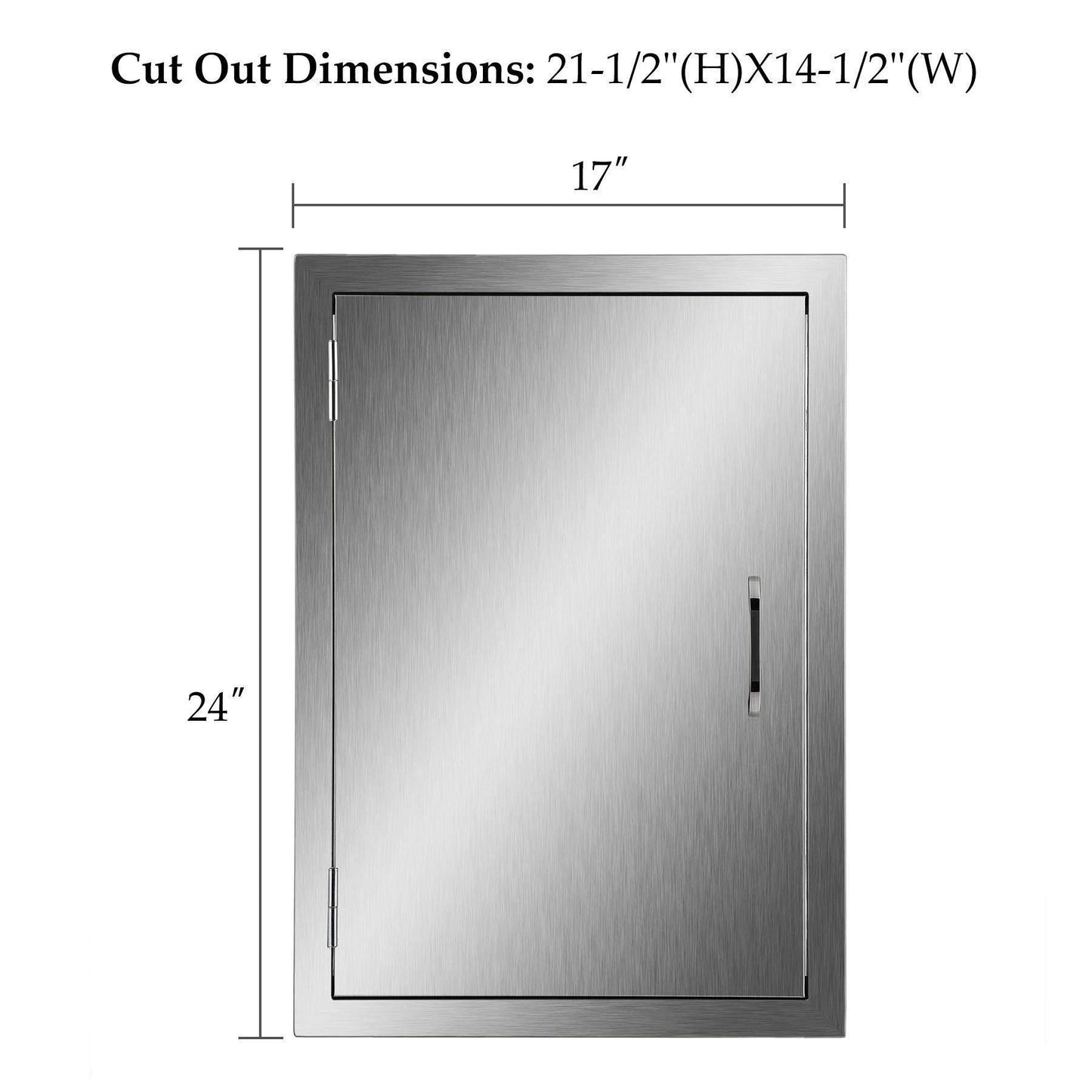 The best co z 304 brushed stainless steel bbq door ss single access doors for outdoor kitchen commercial bbq island grilling station outside cabinet barbeque grill built in