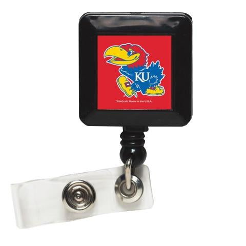 Kansas Jayhawks NCAA Retractable Badge Holder Reel