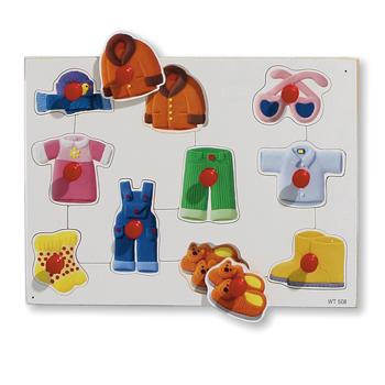 Peg Boards, Clothes, Age 2+, Each