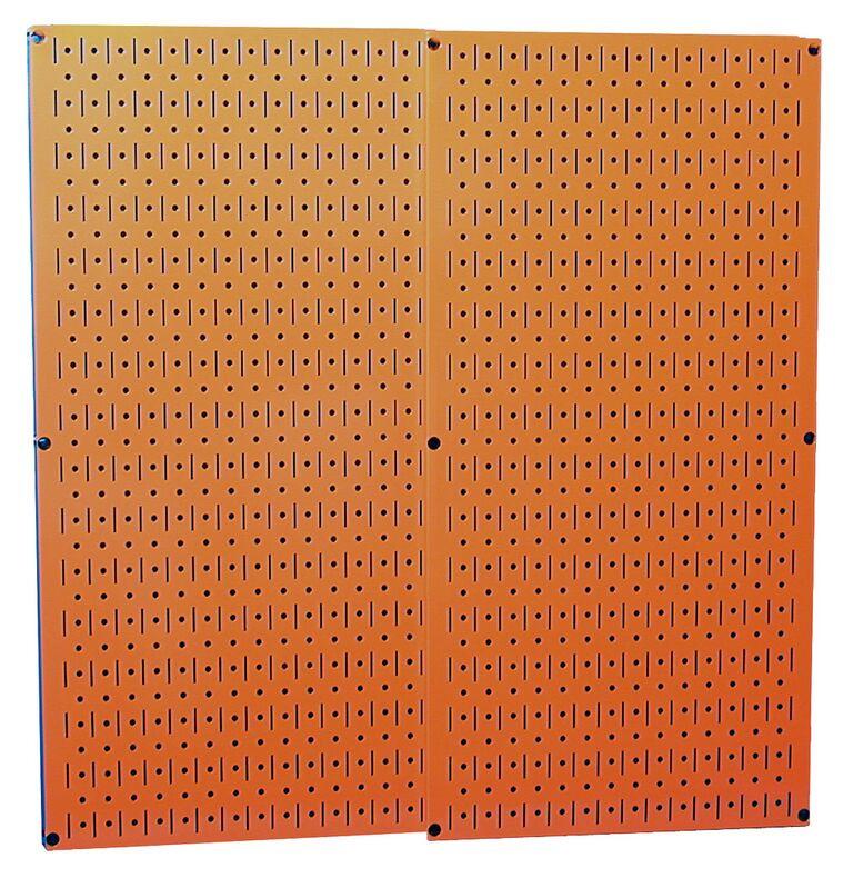Orange Metal Pegboard Pack - Two 16