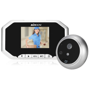 KKmoon  3"  LCD 720P Digital Peephole Viewer 160° Door Eye Doorbell HD IR Camera Night Vision Photo Taking/Video Recording for Home Security