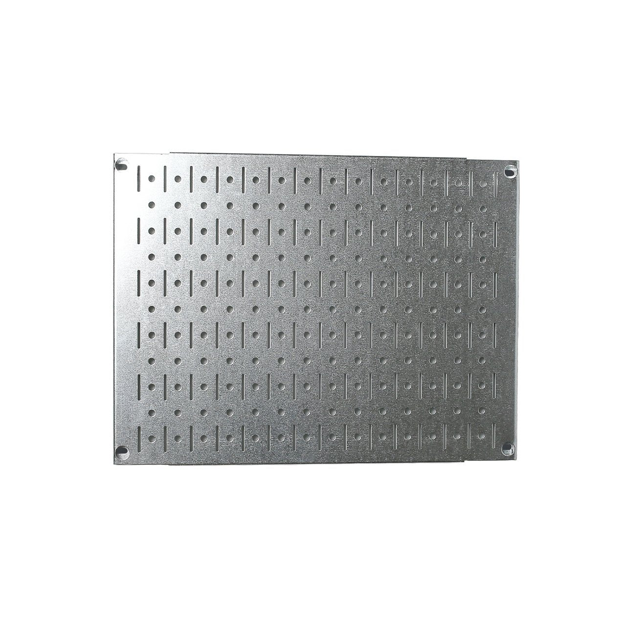 12in x 16in Galvanized Metal Pegboard Tile Fun Size Tool Board Panel - Metallic - CEG & Supply LLC