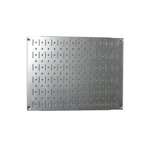 12in x 16in Galvanized Metal Pegboard Tile Fun Size Tool Board Panel - Metallic - CEG & Supply LLC